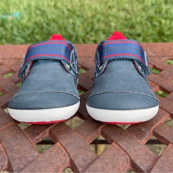 STRIDE Rite Soft Motion Cameron Sneakers In Navy Size 3W - Picture 10 of 12